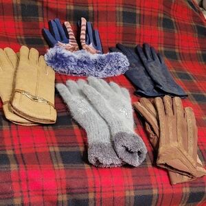 Assorted Stylish Gloves Collection -Cats and Leather